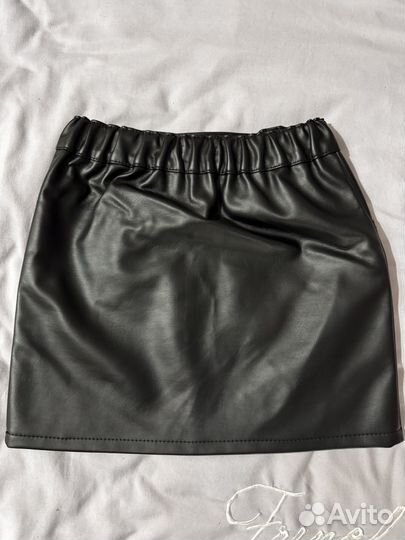 Юбка экокожа р.122
