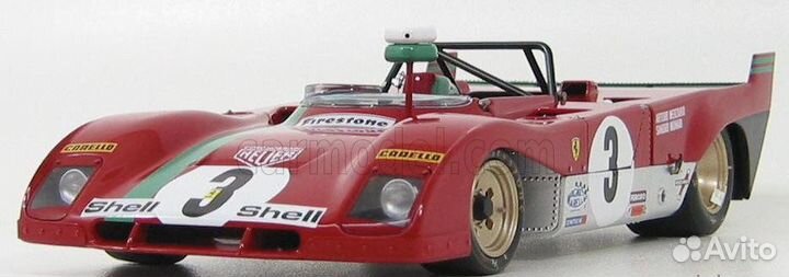Ferrari 312P N3 winner targa florio 1/18 GMP