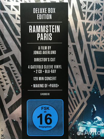 Rammstein in paris (LP, CD, blu-ray)