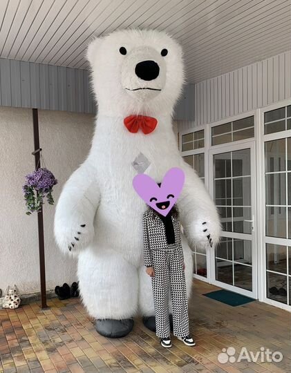 Белый мишка аниматоры