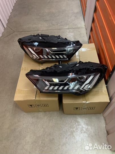 Фары Audi Q7 4M рестайлинг Led