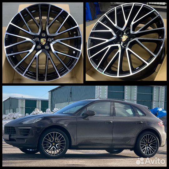 Колеса комплект на Порше porsche cayenne R21 5/130