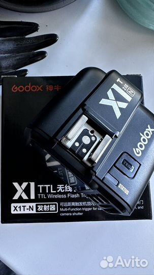 Пульт-радиосинхронизатор Godox X1T-N для Nikon