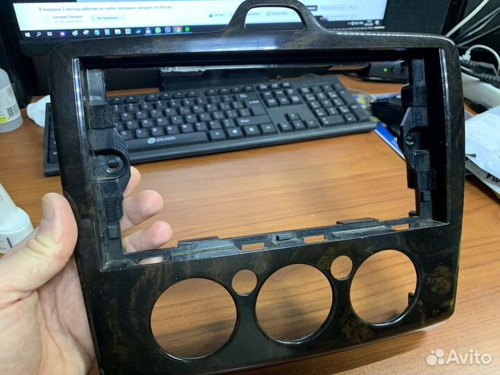 Рамка магнитолы ford focus 2