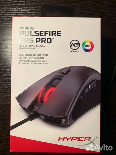 Игровая мышка HyperX+ коврик Logitech G
