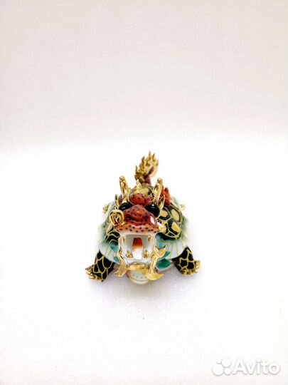 Статуэтка Черепаха-Дракон,Китайский фарфор