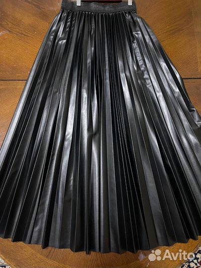 Кожаная юбка