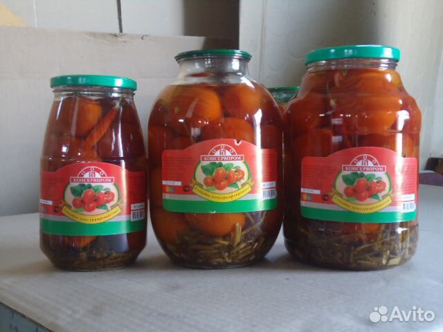 Огурцы консервированные 3л