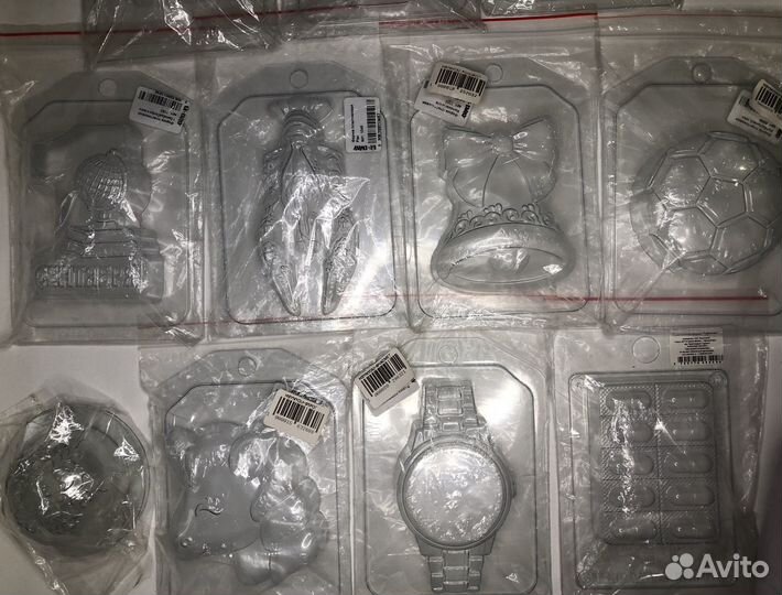 Новые пластиковые формы для шоколада и мыла