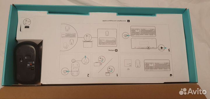 Комплект клавиатура + мышь Logitech MK520