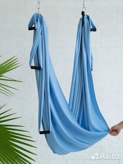 Гамак для аэройоги с ручками