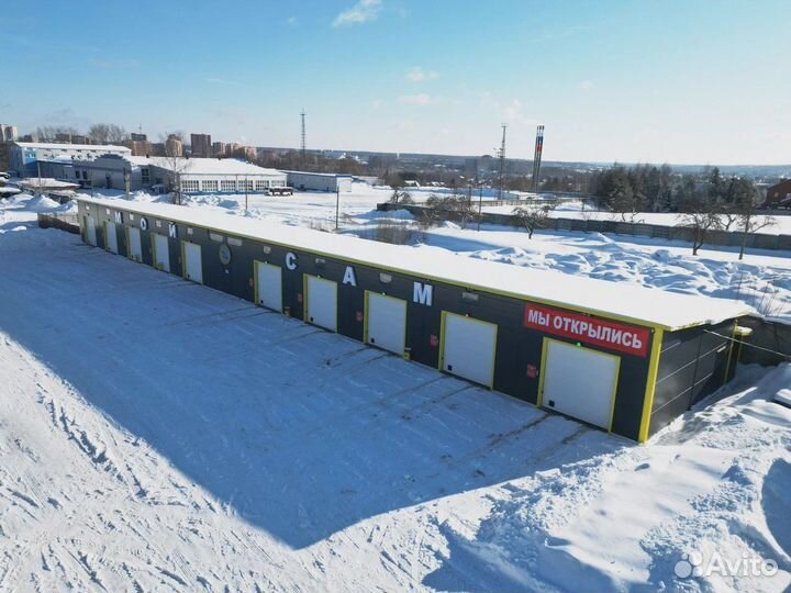 Автомойка из сендвич панелей