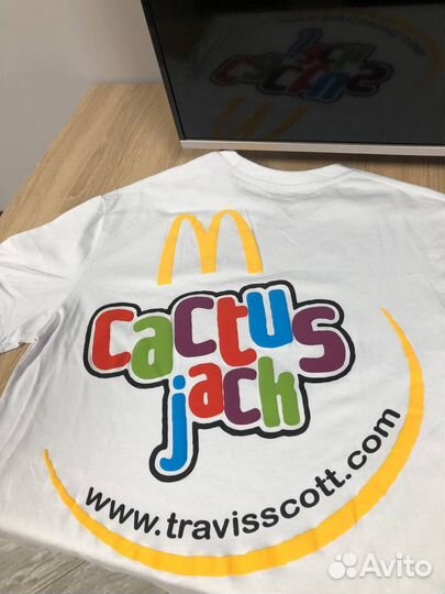 Футболка Cactus jack mcdonalds
