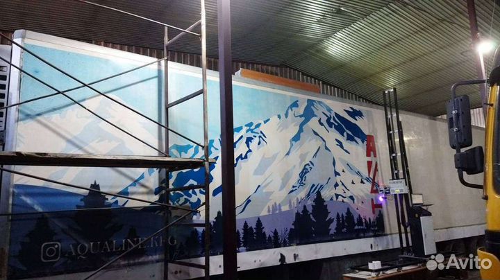 Роспись стен принтером