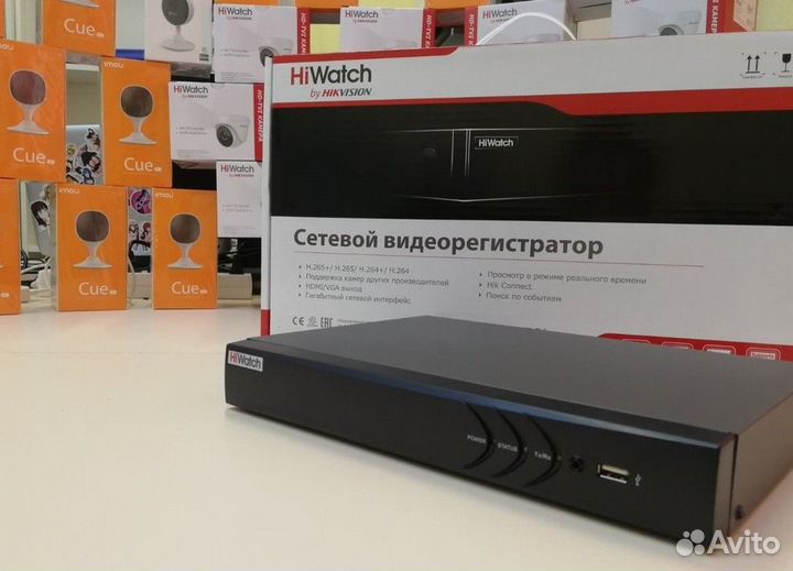 POE 8 каналов IP видеорегистратор DS-N308P(C)