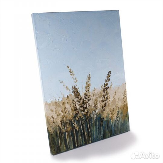 Интерьерная картина на холсте пейзаж рожь пшеница