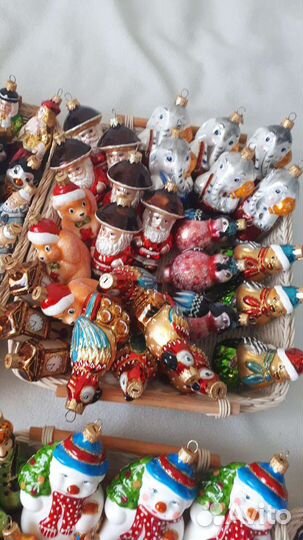 Елочная игрушка стекло