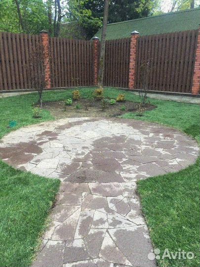 Укладка газона