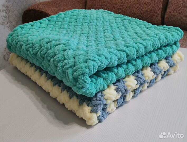 Плед из Ализе пуффи