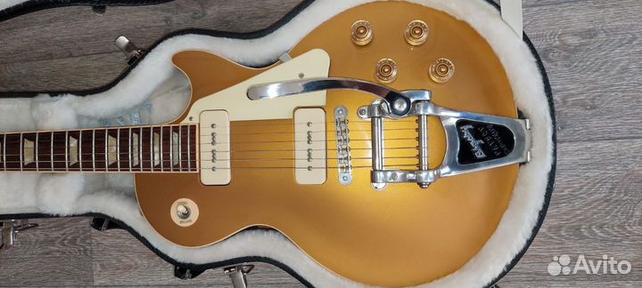 Гитара коллек Gibson Les Paul custom top gold