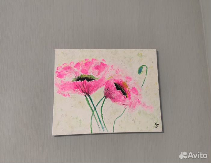 Картина холст акрил