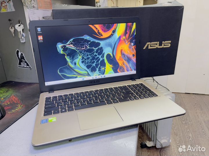 Ноутбук Asus Silver N5000/MX110 2Gb/SSD 120Gb