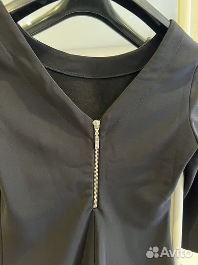 Вечернее черное платье 44