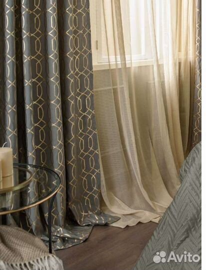 Wess/Тюль на шторной ленте Golden Mind