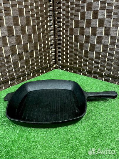 Чугунная сковорода гриль
