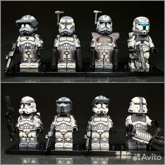 Минифигурки Клоны Вульфпак lego star wars