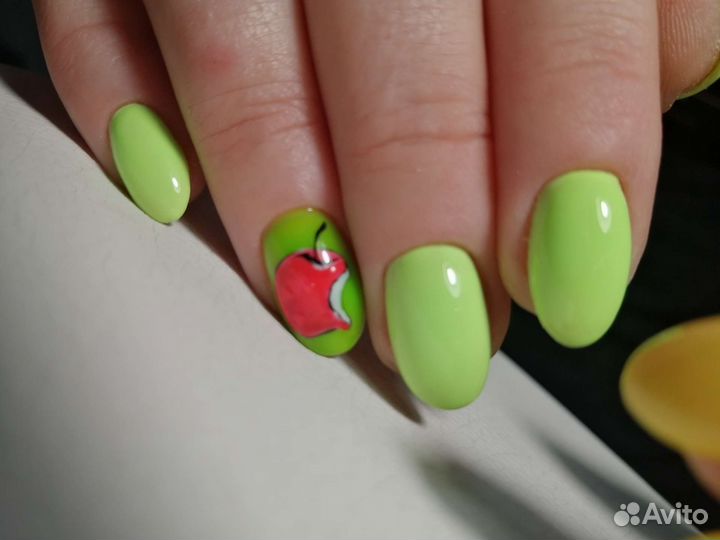 Наращивание, покрытие ногтей гель лаком, укреплени