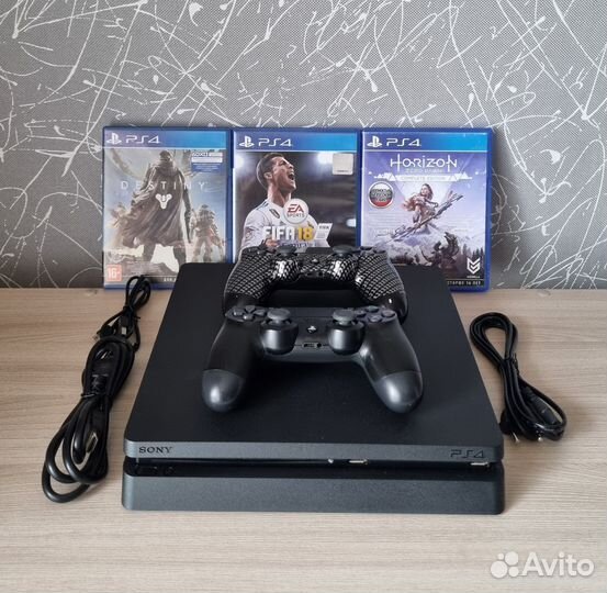 Sony PS4 Slim / Игры / 2 геймпада