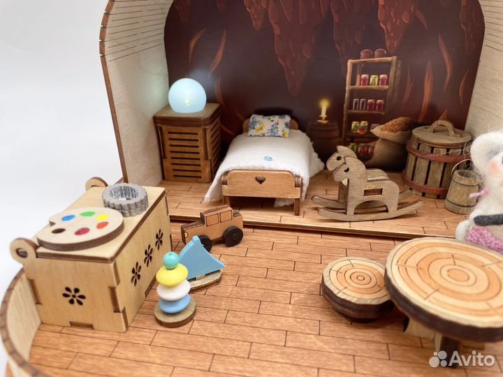 Кукольный домик-чемодан «Норка»