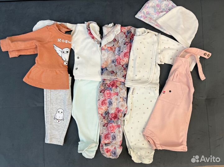 Вещи пакетом на девочку 62 - 68