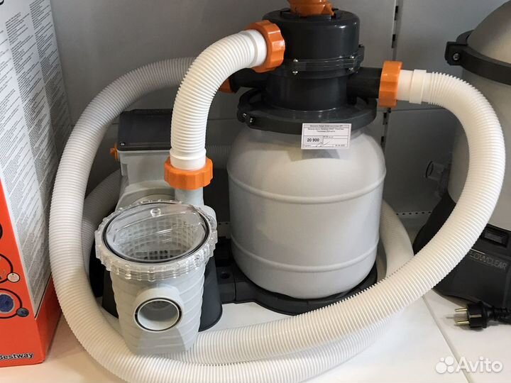 Песочный фильтр-насос BestWay 5,6 л/ч на разборе