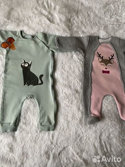 Детские вещи пакетом для девочек 68 74