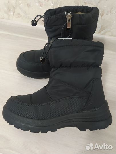 Дутики сапожки для мальчика зима 28