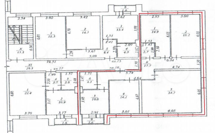 4-к. квартира, 116 м², 3/3 эт.