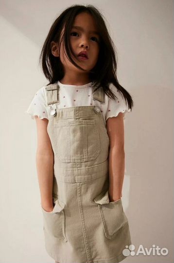 Комплект сарафан и футболка для девочки H&M 140