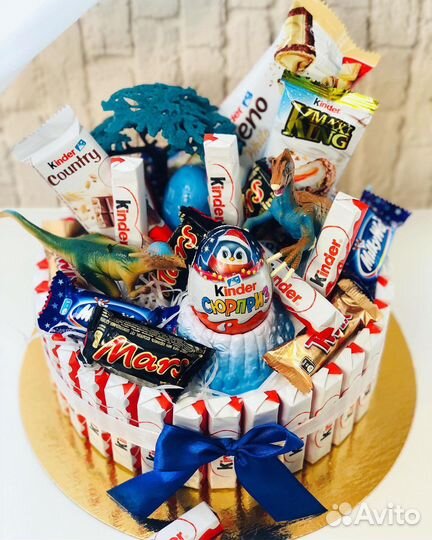 Торт из киндер конфет