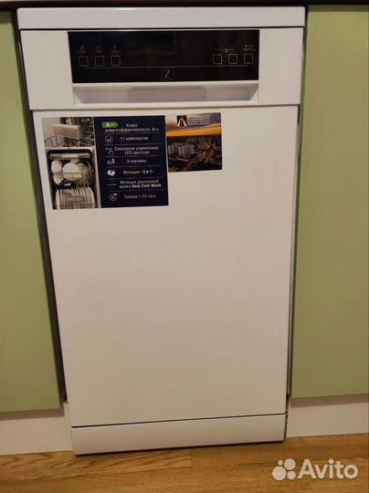 Посудомоечная машина zugel zdf454w 45 см