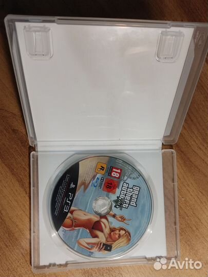 Диск GTA 5 на ps3