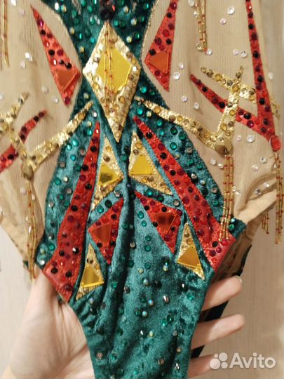 Гимнастика купальник 128