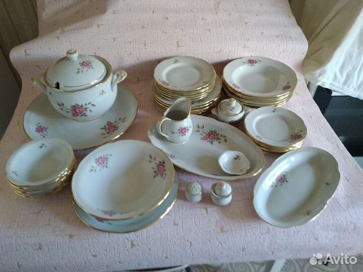 Столовый сервиз фарфор СССР