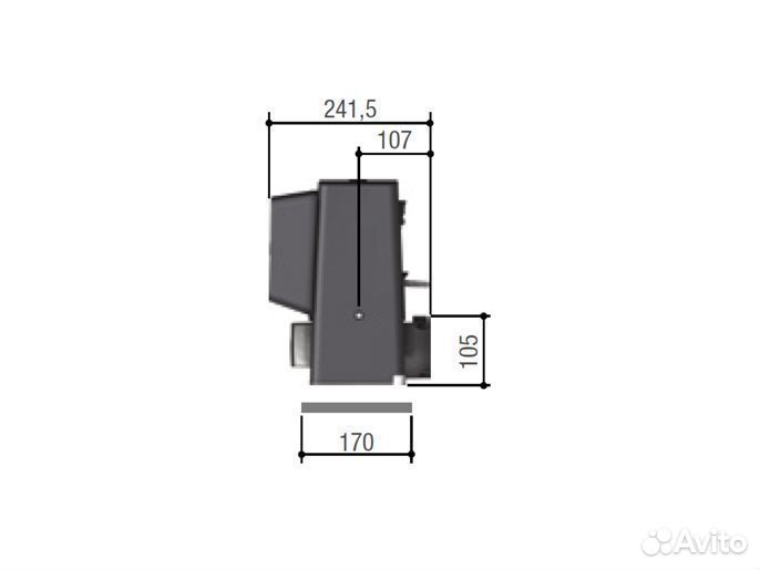 Bx608ags - Привод 230 В для откатных ворот 800 кг