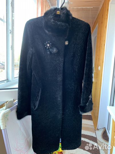 Шуба мутоновая женская