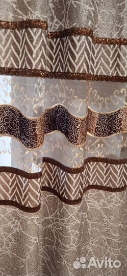 Шикарный шторы на кольцах