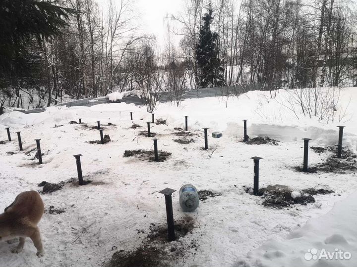 Винтовые сваи под ключ установка обвязка