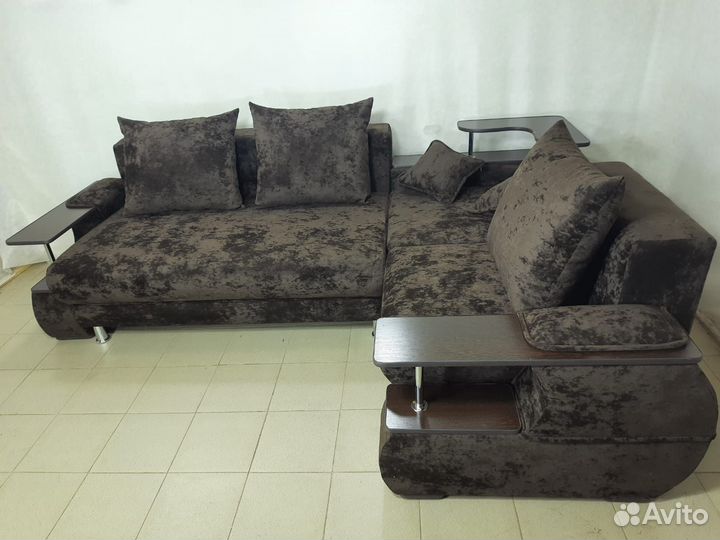 Угловой диван меланж