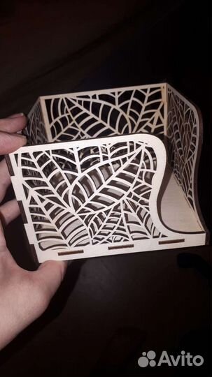 Салфетница деревянная